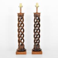Pair of Frederick Cooper HELIX Table Lamps - Sold for $1,625 on 11-25-2017 (Lot 40).jpg
